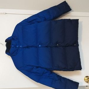 Blue Ombre Puffer Jacket